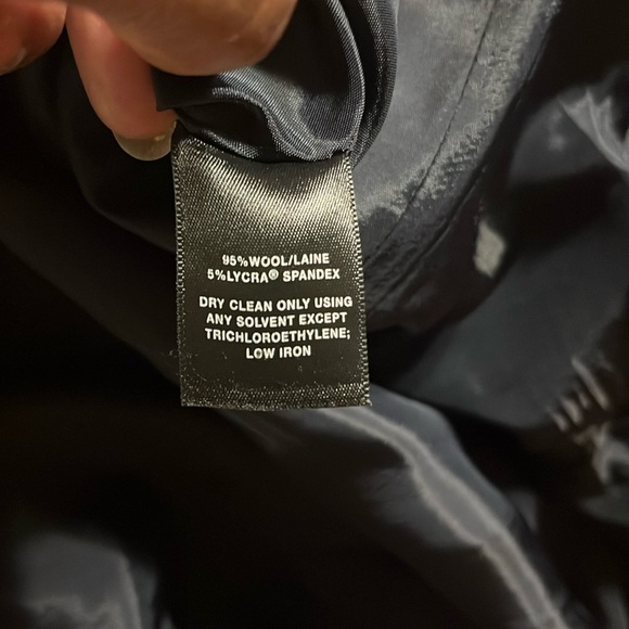 LAFAYETTE 148 || SIZE: 8 || NAVY BLUE || SLEEVELESS MIDI DRESS - Picture 7 of 7